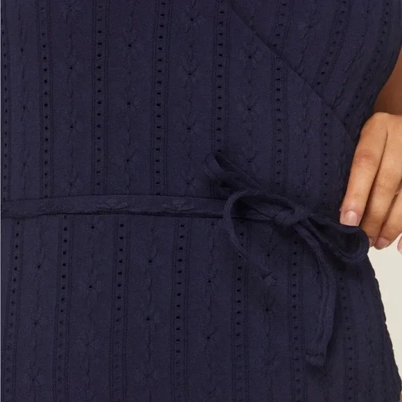 NWT Andie “The Belmar” Navy Eyelet One Piece, Size 10 - Picture 3 of 13